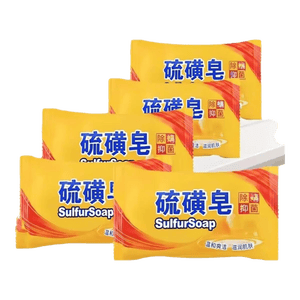 硫磺皂男女通用去除螨抑均深层清洁毛孔温和洗澡一皂多用70g 洁面皂*1块装