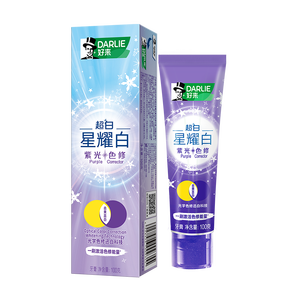 好来（DARLIE）原黑人紫光色修去黄去渍迅白不易返黄源头抗渍以紫修黄牙膏100g