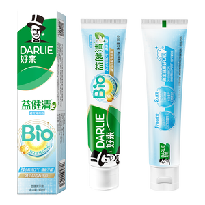 好来（DARLIE）原黑人益健清牙膏24H长效抗口气活性益生元平衡菌群橙花薄荷160g