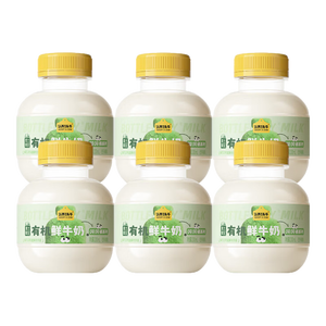 认养一头牛黑土有机吨吨奶鲜奶 巴氏杀菌乳 低温奶新鲜牛奶 200ml*6瓶