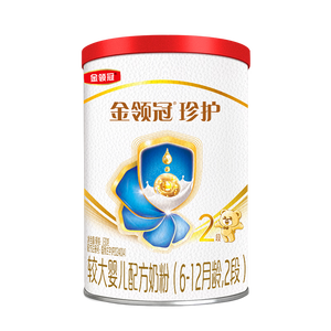 伊利金领冠珍护有机Plus较大婴儿配方奶粉2段6-12月 130g*1罐 三代OPO