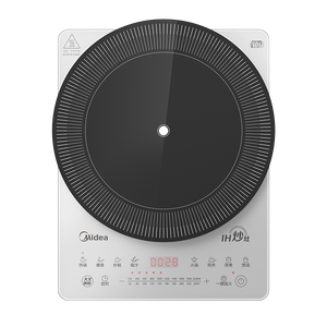 美的（Midea）铂钻家用电磁炉电陶炉大功率大面板防辐减噪炒菜2200W多功能新型火锅炉MC-E22B33