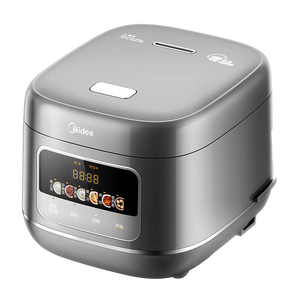 美的（Midea）电饭煲0涂层电饭锅5L大容量316L不锈钢内胆4-5人无涂层家用多功能微压电饭煲MB-RE587S