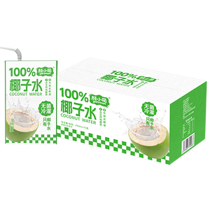 【15天内新鲜日期】椰子水 电解质果汁饮料 西瓜汁 芭乐茉莉汁 椰子水饮料250ml*10盒装 1箱