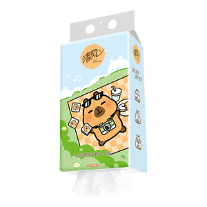 清风卡皮巴拉抽纸悬挂式挂抽4层加厚实惠装家用餐巾纸厕纸卫生纸抽 4层1000张*1提