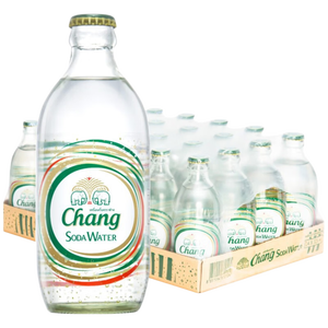 泰象（Chang）苏打水泰国原装进口原味无糖汽泡水325ml*24整箱