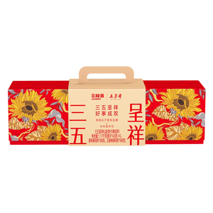 三胖蛋×五芳斋粽子瓜子礼盒1176g(原味*1+五香*1+粽*6) 坚果炒货零食