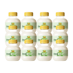 认养一头牛黑土有机吨吨奶鲜牛奶 巴氏杀菌乳 200ml*12瓶*4次卡送礼转让送人