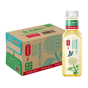 农夫山泉东方树叶茉莉花茶500ml*15瓶无糖茶饮料0糖0脂0卡整箱装