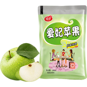 【夏季必备】怀旧8090 袋装180ml苹果汁 冷藏更好喝 180ml*1袋