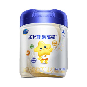 飞鹤星飞帆聚高星儿童成长奶粉4段(3-14岁)800g*1罐A2乳铁蛋白高钙CBP