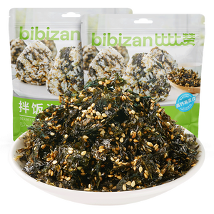 比比赞（BIBIZAN）拌饭海苔250g/袋海苔碎紫菜休闲零食拌饭营养下饭六一儿童节礼物