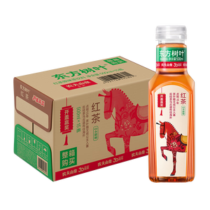 农夫山泉东方树叶红茶500ml*15瓶无糖茶饮料0糖0脂0卡整箱装解渴饮品