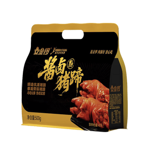 金锣酱卤猪蹄500g/袋休闲零食猪手肘子熟食下酒菜卤味方便面