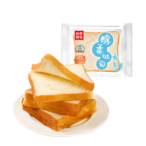 桃李醇柔吐司面包240g早餐营养早糕点diy三明治零食小吃健身代餐主食