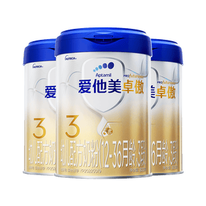 爱他美（Aptamil）爱他美 卓傲幼儿配方奶粉 3段(12-36月龄) 800g*3罐 益生元进口