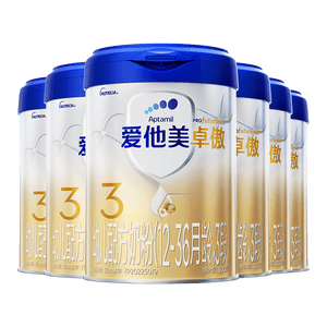 爱他美（Aptamil）爱他美 卓傲幼儿配方奶粉 3段(12-36个月) 800g*6罐 益生元
