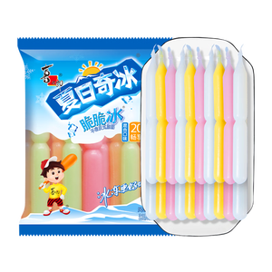 喜之郎脆脆碎冰棒冰85ml*20支 冰淇淋 休闲儿童零食夏日冷饮冰品家庭装