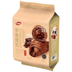 达利园羊角包巧克力味250g独立小包装夹心手撕面包牛角包早餐休闲零食