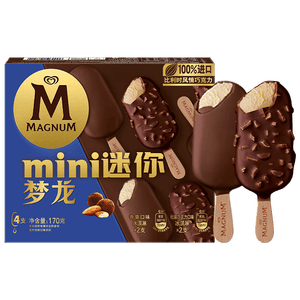 梦龙【王嘉尔推荐】迷你梦龙冰淇淋香草味+松露巧克力雪糕 4支装