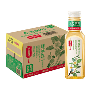 农夫山泉【新口味】东方树叶陈皮白茶500ml*15瓶无糖茶饮料0糖0脂0卡