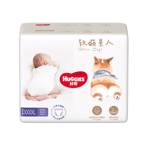 好奇（Huggies）软萌星人柯基裤拉拉裤XXXXL22片(20kg以上)尿不湿【软糯贴贴】
