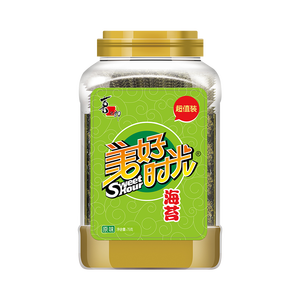 美好时光原味海苔75g(100包*3片) 寿司韩式包饭即食紫菜 儿童拌饭零食