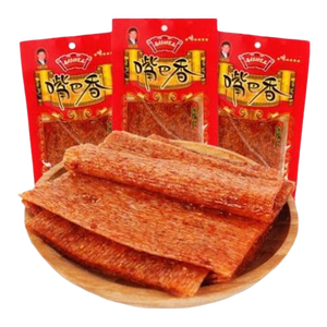 【京东物流】毛劲松嘴巴香大辣片童年网红亲嘴片满口香儿童零食 10包【追剧必备】