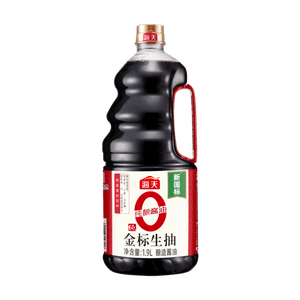 海天 0金标生抽酱油1.9L【特级酱油】金标系列 0添加防腐剂