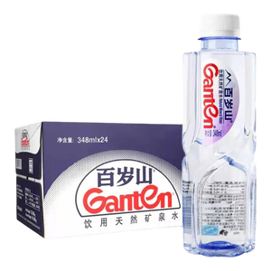 百岁山 景田 饮用天然矿泉水  会议348ml小瓶饮用水【夏季企业购】 百岁山348ml*24瓶*1箱(新日期)