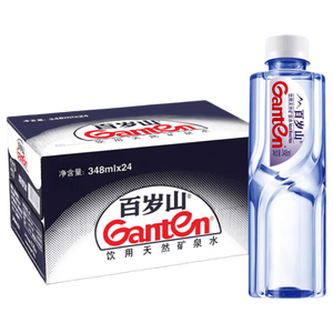 景田 百岁山 饮用天然矿泉水 会议办公家庭小瓶水348ml [夏季企业购]  百岁山348ml*24瓶*1箱(新日期）