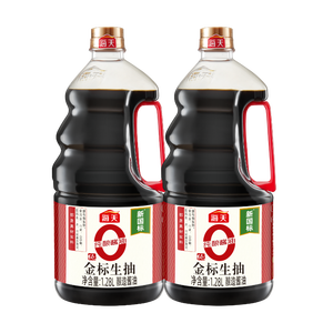 海天生抽酱油 0金标1.28L*2【特级酱油】金标系列 0添加防腐剂