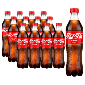 Coca-Cola可口可乐 Coca-Cola H2汽水碳酸饮料 整箱装 可口可乐500mlx12瓶