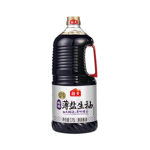 海天 纯酿薄盐生抽1.75L【减盐】醇酿健康安心 酱油调味