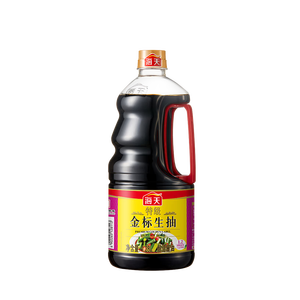 海天 特级金标生抽酱油1.28L【特级酱油】金标系列 0添加防腐剂