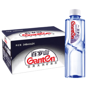 景田 百岁山 天然矿泉水小瓶水会议家庭348ml饮用水 【夏季企业购】 百岁山348ml*24瓶(新日期)