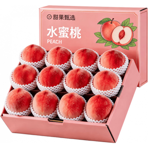 甜萌果蔬头茬现摘水蜜桃【闪送】新鲜红不软毛桃水果脆软两吃当季孕妇送礼 5斤精选装【品质甄选】净4.5斤