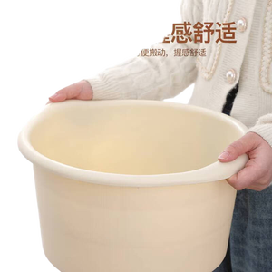 泡脚桶塑料足疗足浴盆沐足桶按摩加厚洗脚盆家用泡脚盆过小腿 【按摩足浴盆】颜色随机