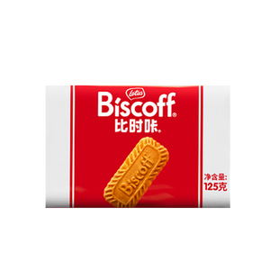 Lotus Biscoff比时咔和情比利时进口焦糖酥性饼干办公室零食下午茶代餐125g