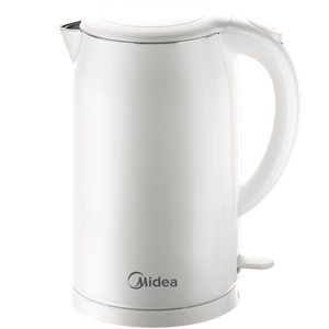 美的（Midea）电热水壶烧水壶 2L大容量泡茶 304不锈钢0涂层 1800W快速加热MK-SH20M320