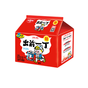 出前一丁（NISSIN）日清 进口方便面速食 麻油味 90g*5袋 泡面拌面早餐热门商品