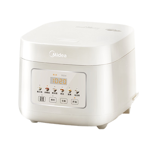 美的（Midea）电饭煲 3L家用电饭锅 316L不锈钢无涂层煮饭锅 2-3人智能预约0涂层煲汤煮粥MB-RE387S