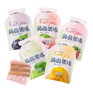 网红蒟蒻果冻高颜值儿童零食Q弹爽口夏天解馋独立包装香甜果味 蒟蒻果冻50个