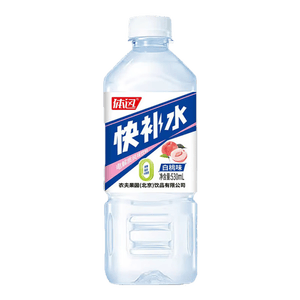 【非东鹏】快补水 白桃西柚柠檬味电解质饮料 运动健身 解渴饮料 530mL*1瓶【随机口味】