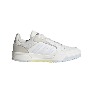 adidas ENTRAP美式校园风运动少年感复古篮球风板鞋男女阿迪达斯   米白色/灰色   38.5