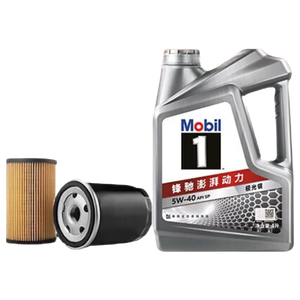 美孚（Mobil）京东养车 银美孚1号保养单次卡5W-40 SP级 4L 30天可用