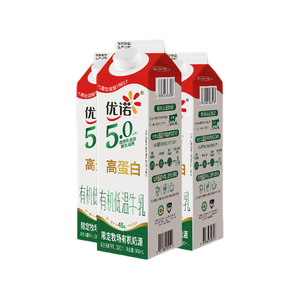 优诺（yoplait）5.0有机高钙牛乳900ml 高蛋白  原生高钙 适合全家营养