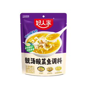 好人家靓汤酸菜鱼调料220g  酸爽金汤可喝汤可做1斤鱼