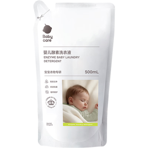 babycare婴幼儿童洗衣液无敏无酒精新生宝宝植物酵素去污清洁剂0-3岁500ml