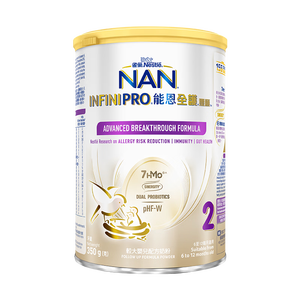 雀巢（Nestle）能恩全护玺愿港版适度水解婴儿奶粉2段350g 7HMO 防敏